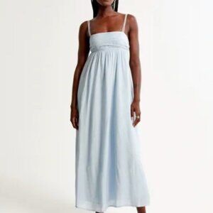 NWT - Abercrombie & Fitch Crinkled Texture Maxi Dress - Size Medium